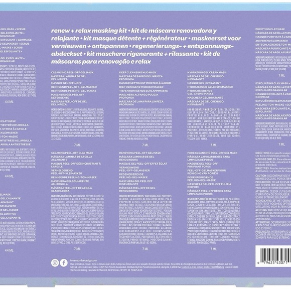 Freeman Renew & Relax Face Mask Kit - Picture 7 of 9